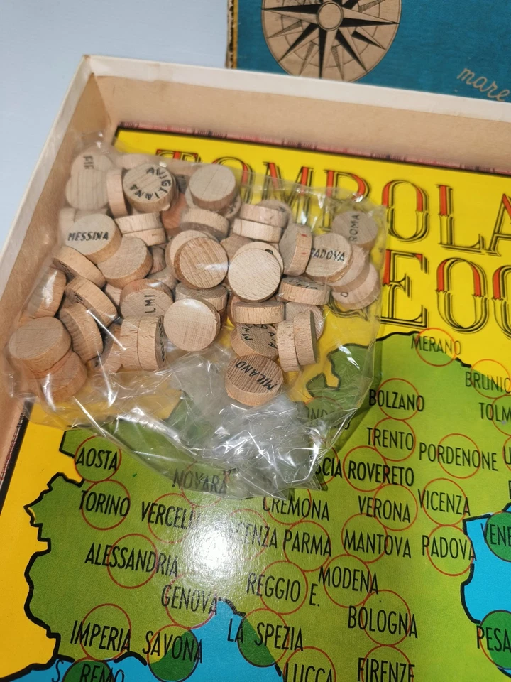 Tombola Geografica antica, NON COMPLETA - Immagine 3 di 4