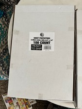 100/Box Legal Size Clear Heavyweight Poly Sheet Protectors,8.5" x 14", 100-Count