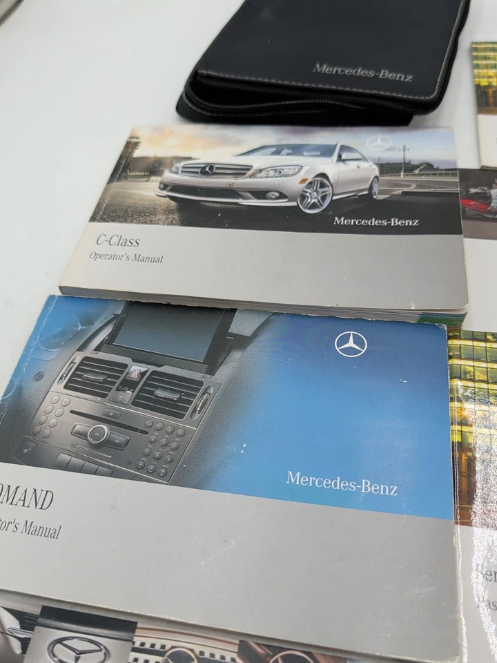 Mercedes-Benz Clase C C230 C300 C350 C63 AMG 2009 OEM conjunto manual del propietario comando Foto 2 de 4