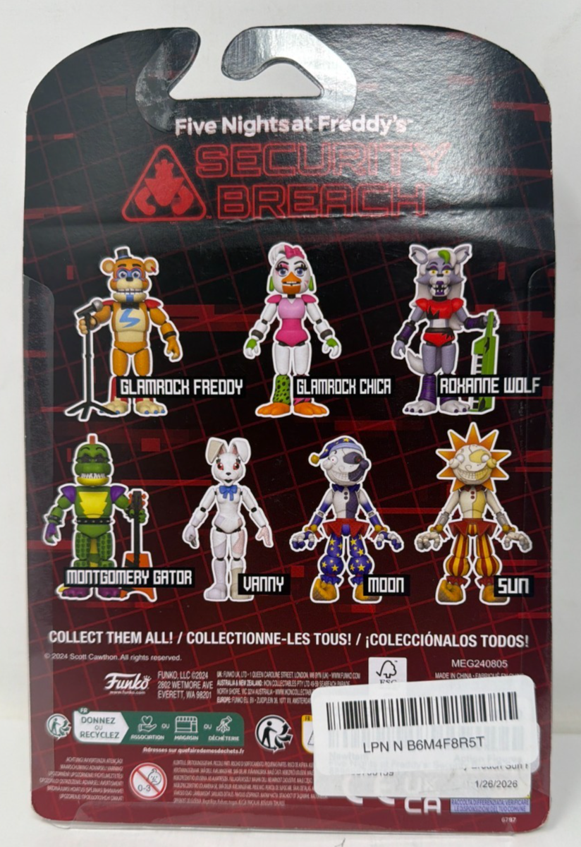 Funko Five Nights at Freddy's Sun 5.7 in Action Figure - 70815 for