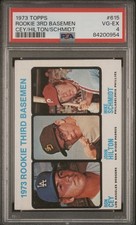 1973 Cey/Hilton/Mike Schmidt Rookie #615 PSA 4 -Third Basemen RC ~Sharp Color!
