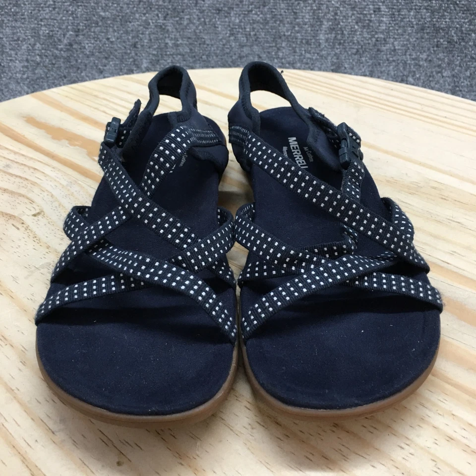 Sandalias Merrell para mujer 8 azul marino Muri celosía tiras con correa cómoda J90552 Foto 4 de 4