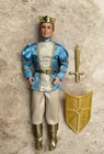 Vintage Barbie as Rapunzel Ken Doll Prince Stefan 2002 Mattel Sword Shield