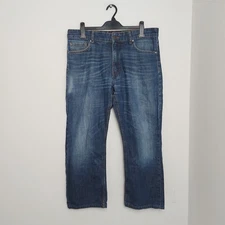 Timberland Boot Cut Jeans W34 L26 Men's Denim Blue Cotton Casual