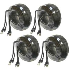 4 x 70Ft RG59 CCTV Video High Quality Cable BNC Power
