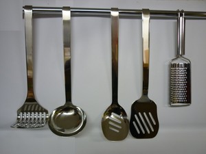 Stainless Steel Hanging Kitchen Utensils Spoon Masher Ladle