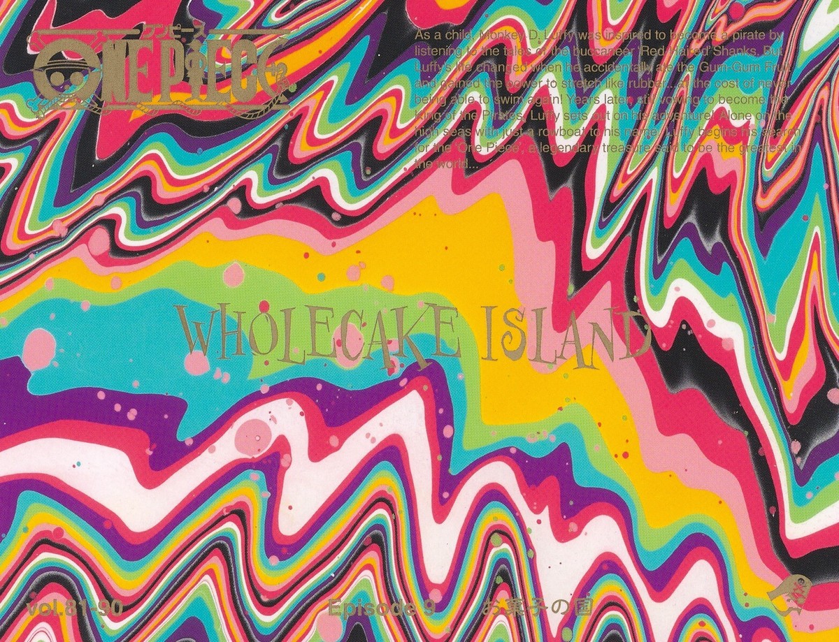 ONE PIECE Comics Box set Vol 81-90: WHOLECAKE ISLAND storage