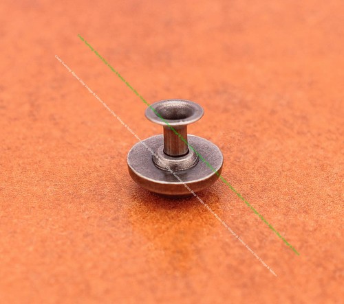 50x Punk Round Cone Studs Spikes Garment Rivets For DIY Leathercraft Clothes Bag - Picture 5 of 8