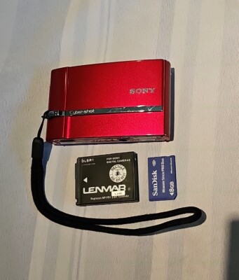 Sony CyberShot DSC-T50-RED-7.2 MP-Digital Camera-memory Card