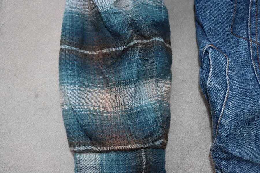 CHAQUETA NORTHWEST TERRITORY Denim Snap Cremallera Completa Capucha Talla GRANDE Foto 2 de 4