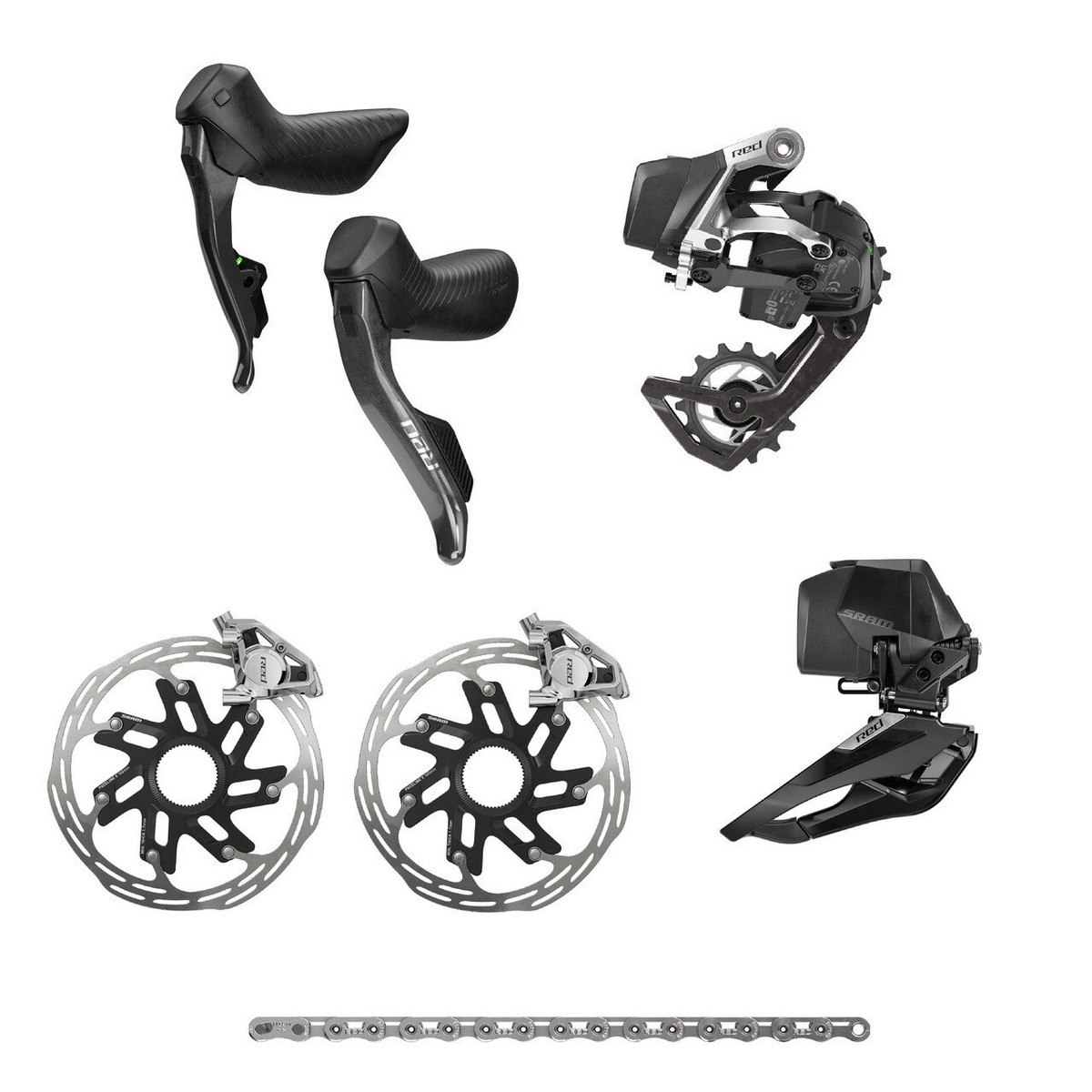 Sram Red Etap AXS 2x12s 油圧 シフト W4BGS Amazon.com : SRAM Red eTap AXS + Hammerhead Karoo Road
