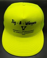 JIG-A-WHOPPER FISHING TOURNAMENT 1994 EL DORADO RESERVOIR cap / hat