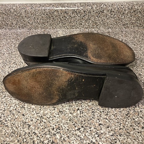 Alden x Brooks Brothers 1330 Black Shell Cordovan Half Strap Penny Loafers 10.5D - 第 14/24 張圖片