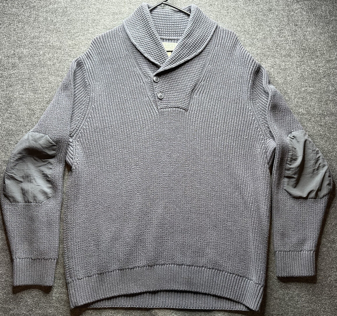 Duluth Trading Heavy Sweater Mens XL Brigadier Shawl Collar