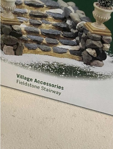 Reparto 56 Fieldstone Stairway Village Accessori 56.52826 RITIRATO NUOVO CON SCATOLA - Foto 2 di 3