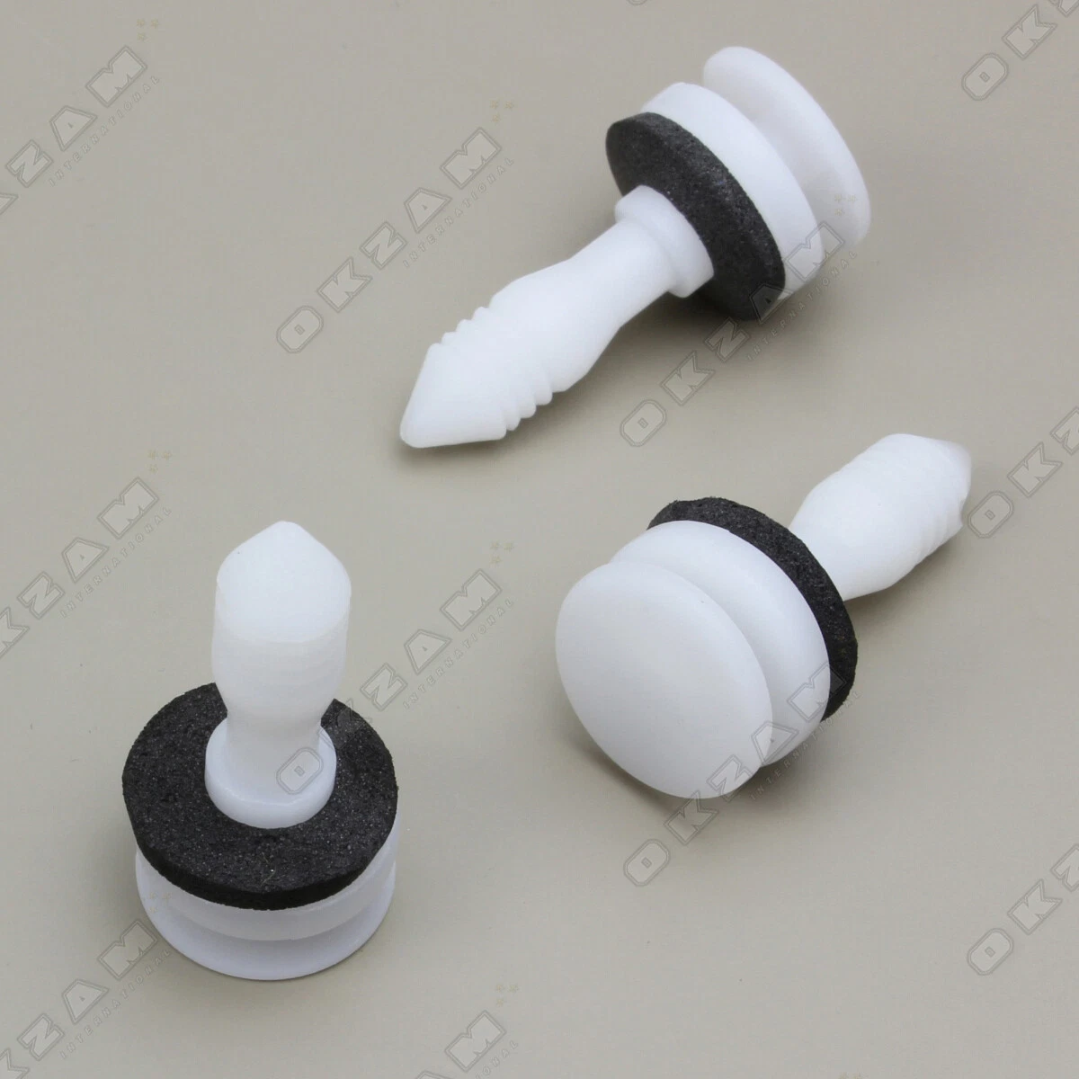 JAGUAR S AND X TYPE DOOR TRIM PANEL PLASTIC CLIPS X10 WHITE REPAIR