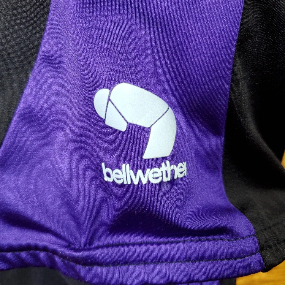 Bellwether Mens Cycling Shorts Large Black Purple Compression Pocket Padded Logo - Image 4 of 4