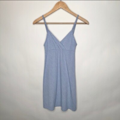 Brandy Melville Amara Mini Dress Floral Blue White | eBay