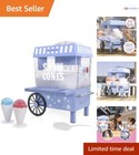Snow Cone Machine Retro Table-Top Shaved Ice Maker 20 Treats Indoor Fun