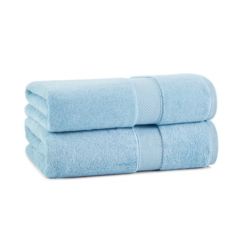 Paquete de 2 toallas de baño de algodón egipcio, opciones de color. Toalla de baño suave de 30x54 pulgadas - Imagen 8 de 33