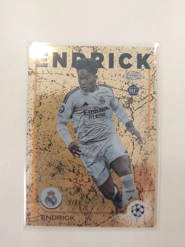 2024-25 Topps Chrome UEFA Endrick Rookie IX Roman Numeral 10/11 ! MAKE OFFER !