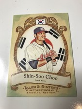 2009 Topps Allen and Ginter National Pride Baseball Card #NP39 Shin-Soo Choo