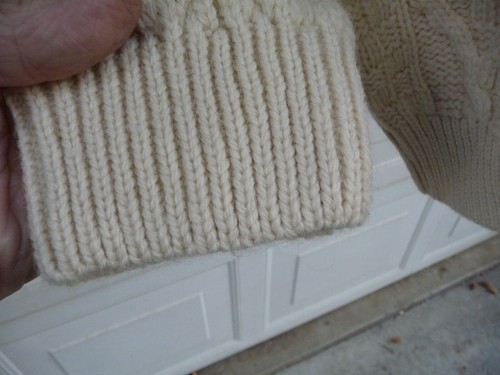 NEW Quill's Woolen Market 100% Wool Made in Ireland Aran Fisherman Sweater Mediu - Picture 5 of 9
