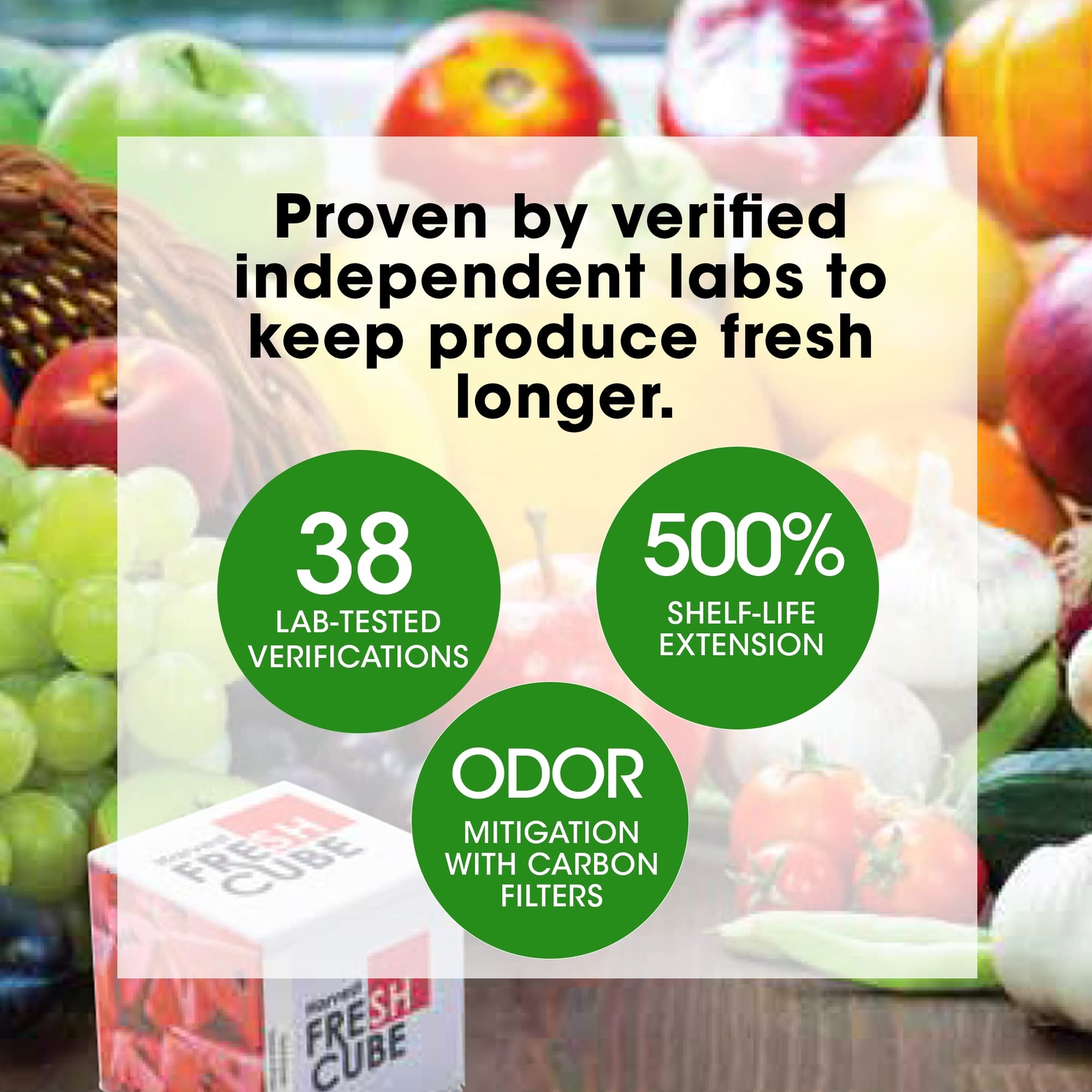 Produce Saver | Extend Produce Shelf Life Up To 4 To 6 Weeks | Simply Unwrap And