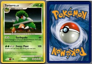 2008 Pokemon, D&P Majestic Dawn, #30/100 Torterra Lv. 51, Rare (b)