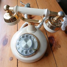 Vintage Rotary Dial Phone Telephone Old Fashioned Retro Northern Electric TESTED