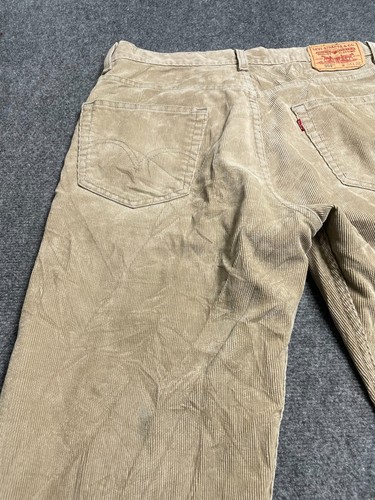 Levi's 559 Men’s Corduroy Pant Fit Relaxed Straight Leg Size W34 L32 - Picture 9 of 17