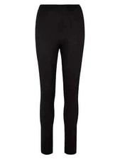 NEW Commando Faux Suede Pull-On Leggings in Black - Size M #1752