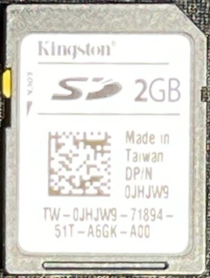 Dell Flash Storage Device, 2GB, SD Card, MLC Kingston / JHJW9