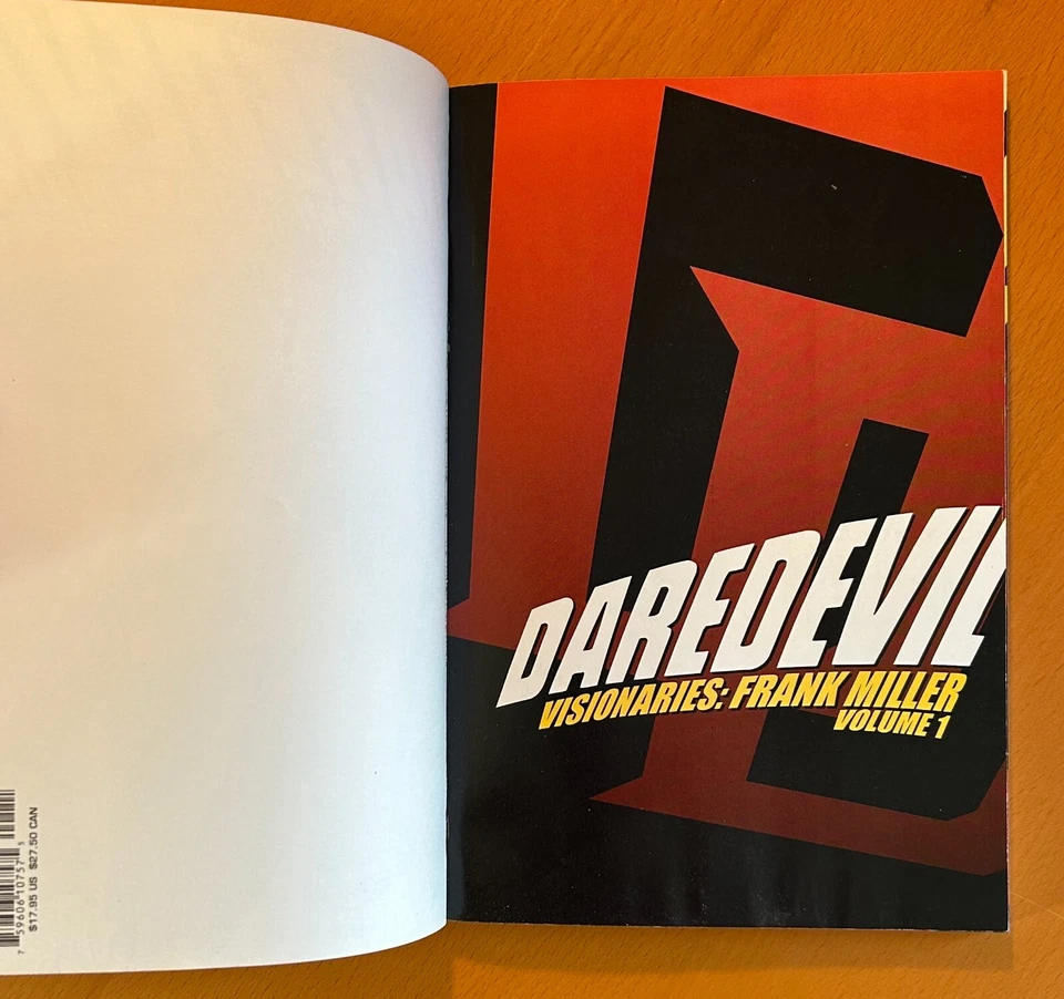 Daredevil Visionaries: Frank Miller TPB GN #1 (Marvel 2000) VF+ book - Image 3 of 4