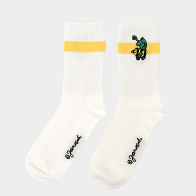 Bavarian Caps Sportsocken Tigerententaxi Stickerei Unisex Socken Janosch Neuheit