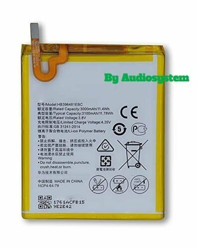 PR1 BATTERY Suitable for HUAWEI HONOR 6 4G LTE HONOR 5X HB396481EBC 3000MAH - Picture 1 of 1