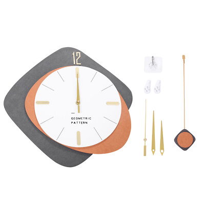 Modern Wall Clock Silent Non-Ticking Wall Mounted Clock for Home/Office Decor