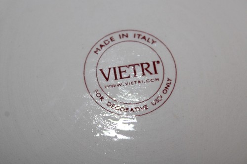 Vietri Italy MCM Mid-Century Large Leopard Cheetah Charger Dish Wall Hanging - Picture 12 of 13