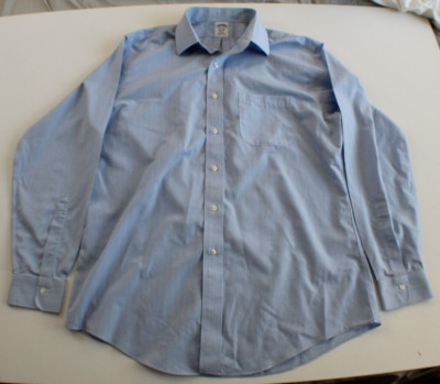 Vintage Brooks Brothers Regent Men's Button Down Shirt Size 16.5 - 35