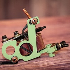 Handmade tattoo machine shader mag 5-25, Running 105-110 Hz 4.5 V Unloaded