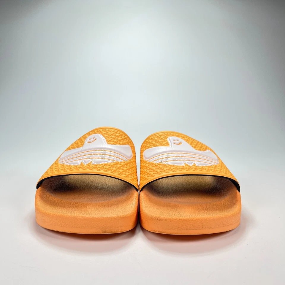 Adidas Mark Gonzales Shmoofoil Slide Naranja Brumoso Blanco Logo Slides Para hombres Talla 9 Foto 3 de 4