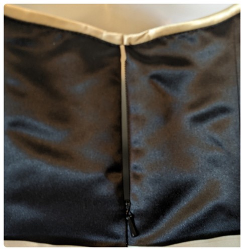 Gunne Sax Jessica McClintock 70s Strapless Black Prom Dress W/Tulle Sz.5/6 Vtg - Picture 6 of 12