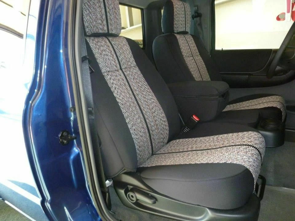 COVERKING SADDLEBLANKET CUSTOM FIT FRONT SEAT COVERS FOR FORD F150 - Image 2 of 4