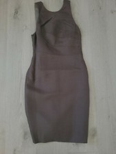 Women's Versace dress taupe  color size IT 38 /UK 6 worn once mint condition 