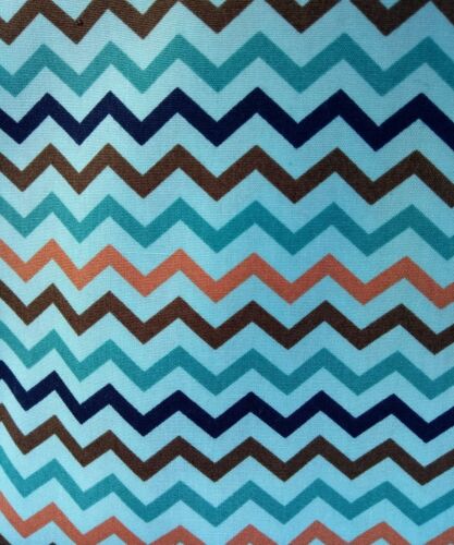 ZIG ZAG, MEXICAN PONCHO cotton​ Fabric 45 "wide sold /PER METRE/ - Picture 1 of 4