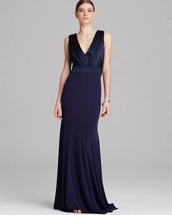 Vera wang navy clearance gown