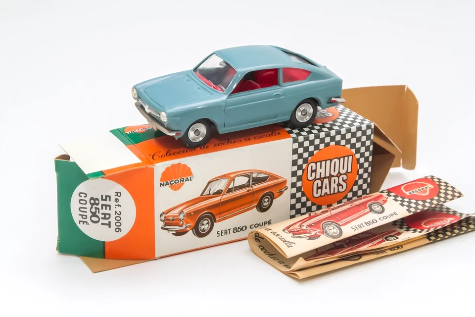 Nacoral Chiqui Cars Seat Fiat 850 Coupe No Edil No Mebetoys No Mercury No Dinky - Photo 1/4
