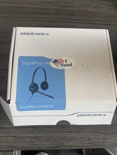 Plantronics SupraPlus HW261N Binaural Noise-Canceling Wired Office Headset - New