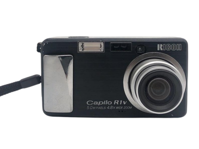 ✨動作確認済み！✨RICOH Caplio R1 単3電池で使用可能！ Ricoh Caplio R1 Compact Digital Camera Black AA battery powered