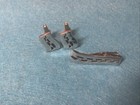 VTG MCM Silver W/Black  Enamel Cufflinks and Matching Tie Clip — photo 4